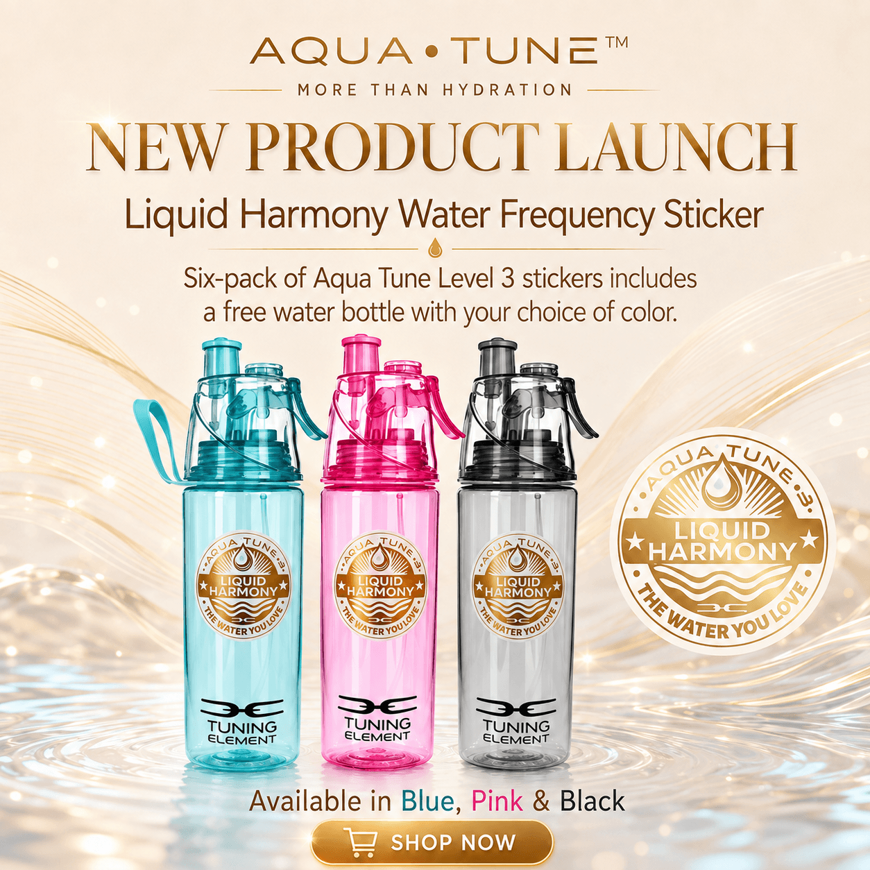 Aqua Tune Water Sticker Experience Kit